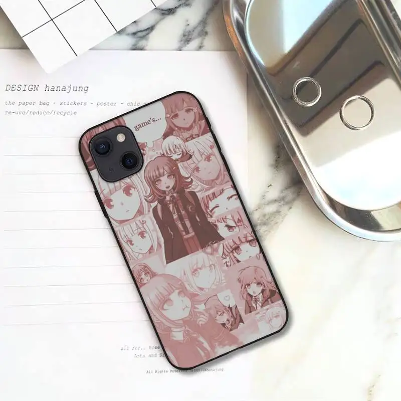 Чехол для телефона RUICHI Chiaki Nanami Danganronpa с рисунком аниме iPhone 11 12 Mini 13 Pro XS Max X 8 7 6s Plus 5 SE