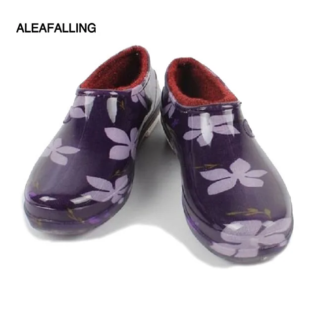 Сапоги Aleafalling женские на платформе водонепроницаемые мотоботы плоской подошве