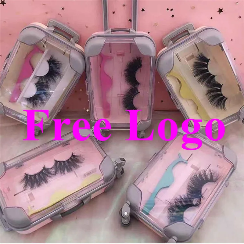 3D норковые ресницы маленький чехол для костюма коробка ресниц упаковка