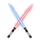 Световой меч, светящаяся игрушка, меч, семь цветов, имитация светового меча, телескопические игрушки, меч для детей