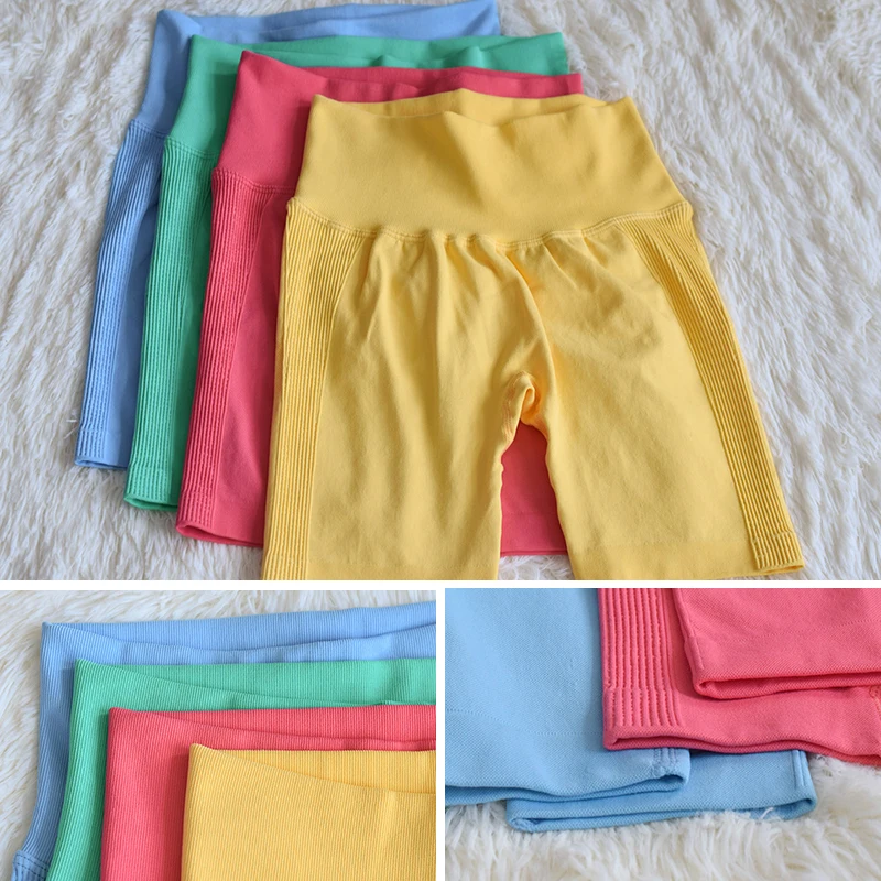 

Hip Push Up Short Seamless Sports Shorts For Women Leggings High Waist Gym Yoga Shorts Tummy Control Fitness Workout Shorts