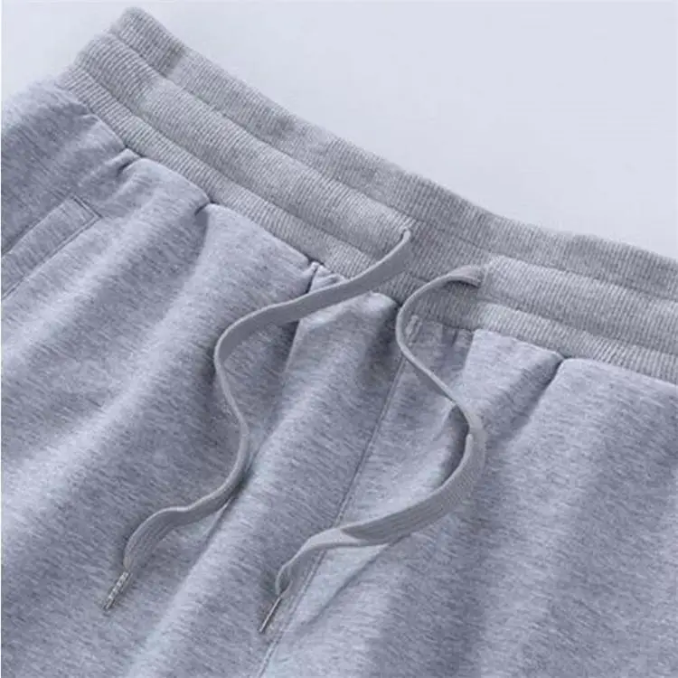 

Cotton harem pants men's solid elastic waist street sportswear jogger 2021 new loose pants casual trousers men