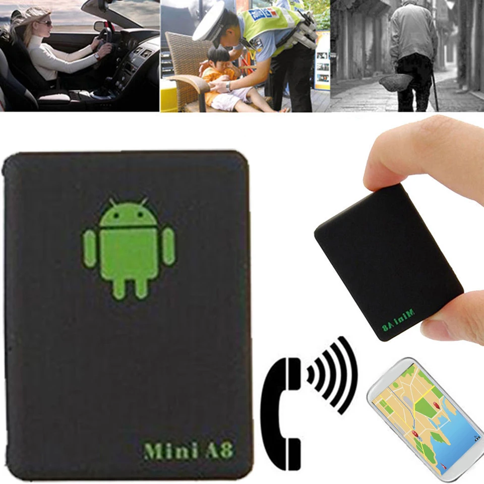 Портативный GPS трекер MINI GSM/GPRS A8 для защиты детей и пожилых людей