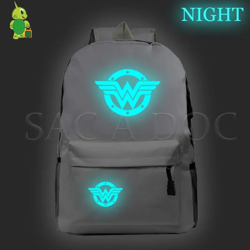 14gray Новинка, рюкзак Mochila, Мстители, женский, мужской, рюкзак, светящийся, для подростков, школьные сумки, Капитан Америка, дорожная сумка для ноутбука - Цвет: 14gray