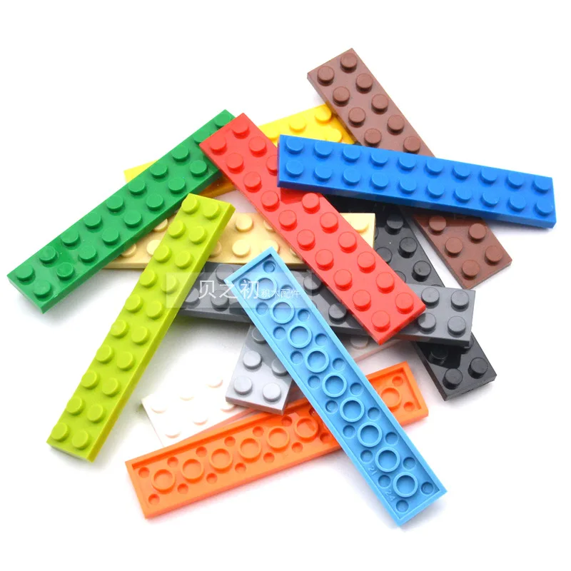 

100g Bulk Parts 2x10 Thin Bricks Building Blocks Plastic base Plate MOC Figure Model Assemble Educational Toys for Children 3832