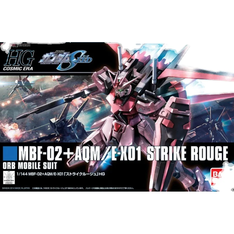 

13cm BANDAI GUNDAM Assembly HGUC 176 Strike Rouge 1/144 Anime characters Action PVC Collection Model Toy Anime Figure Toys For