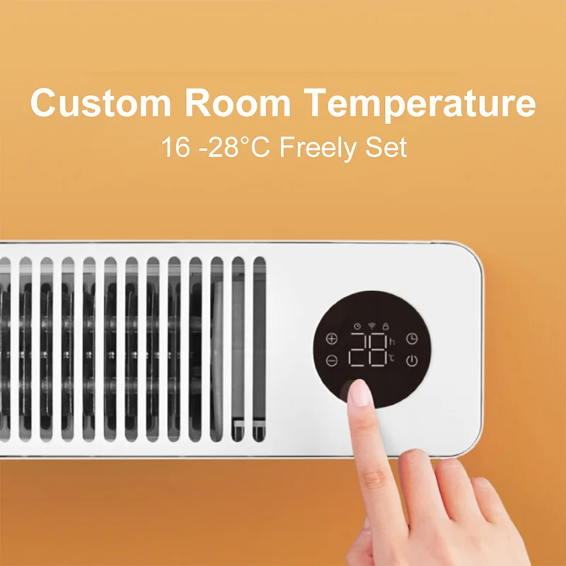 Xiaomi Mijia Electric Heater E 2200W LED Smart Thermal Cycle Constant Temperature IPX4 Waterproof Heaters