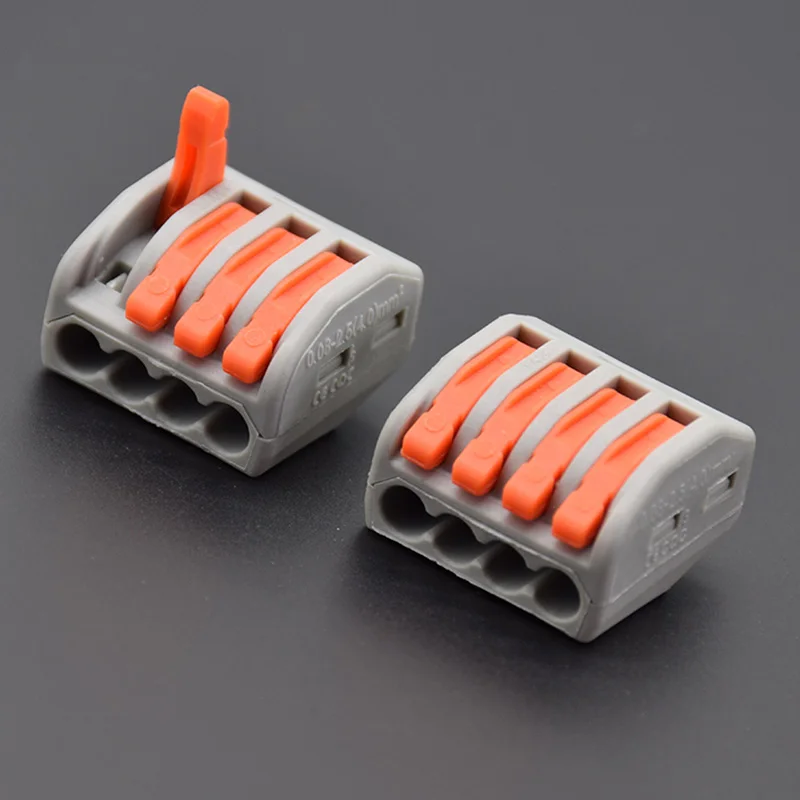 

10pcs 0.08-2.5mm222 fast wire Connectors,Universal Compact Wiring Connector, push-in Terminal Block PCT-214