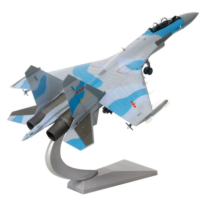 B 1/72 масштаб России Su-35 Flanker-E/супер истребитель литой металлический самолет модель игрушки для коллекции оригинальная коробка - Цвет: B