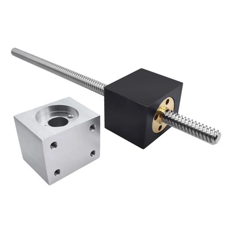 

T8 Lead Screw Nut Housing Bracket For 3D Printer Parts T8 Trapezoidal Lead Screw Conversion Nut Seat Aluminum Block