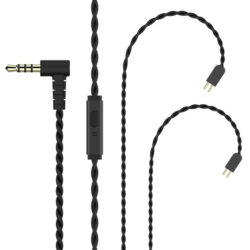 

KB EAR KB04 1BA+1DD Hybrid Driver HIFI Earphone Dj Running Earbud with 2 Pin Connector Replaceable Wire Earphone