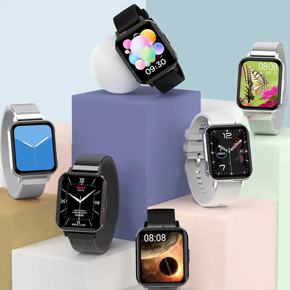 

2021 New IP68 Waterproof Sports Smart Watch Men Women Blood Pressure Oxygen Heart Rate Test Bracelet Smartwatch For Android IOS