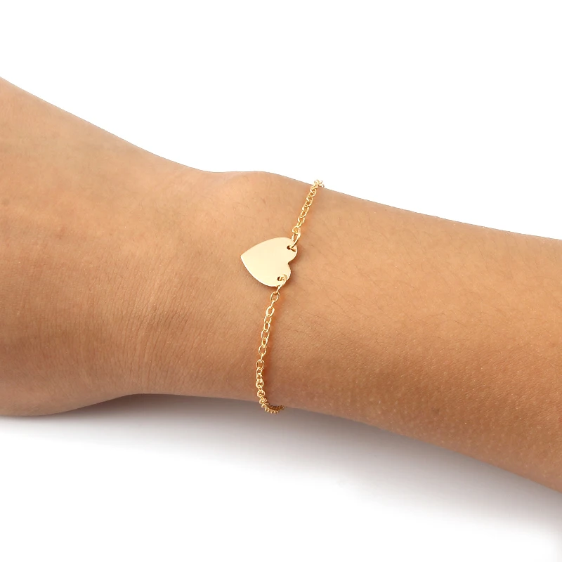 Новый женский браслет в форме сердца браслеты на ногу сандалии для босоножки