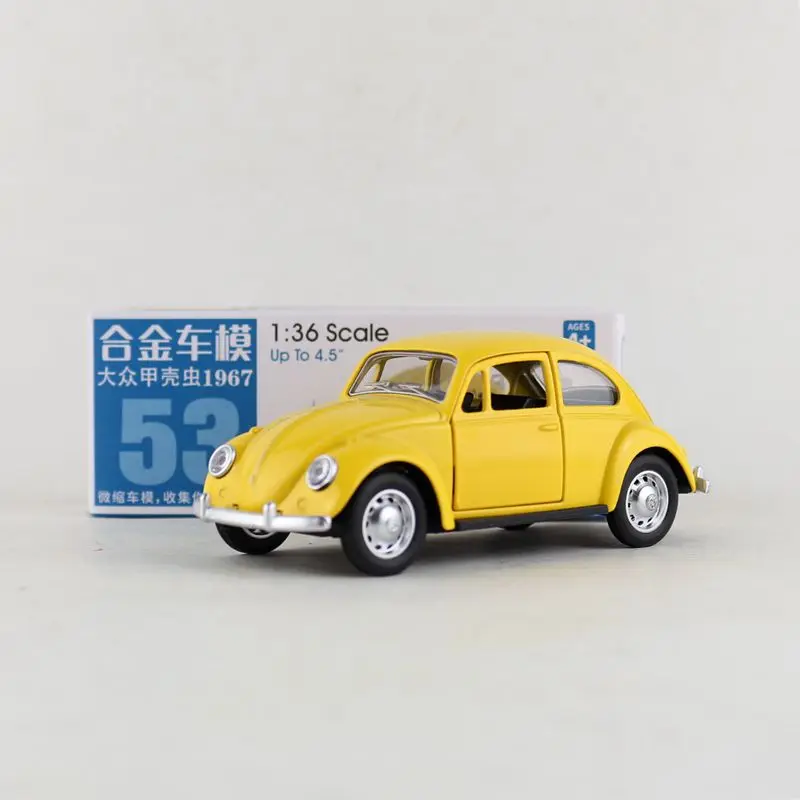 

Масштаб 1:36/литая металлическая игрушка модель/1967 Volkswagen Классический Жук автомобиль/образовательная Коллекция/оттягивающийся/подарок для ...