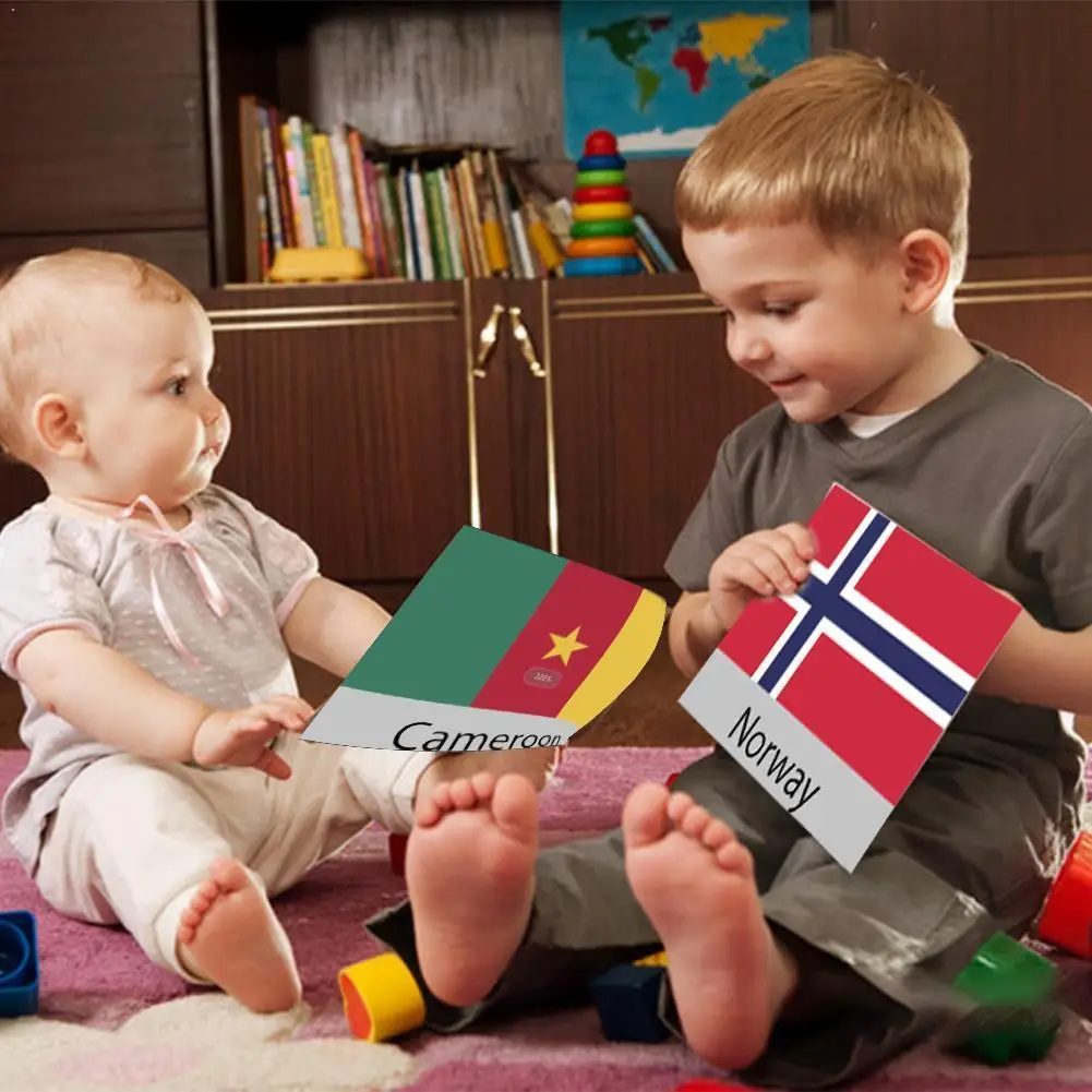 

Монтессори английский изучение слов флэш-карты Европейский когнитивных знаний флаг английские карточки памяти детей рассчитывать Y2T9