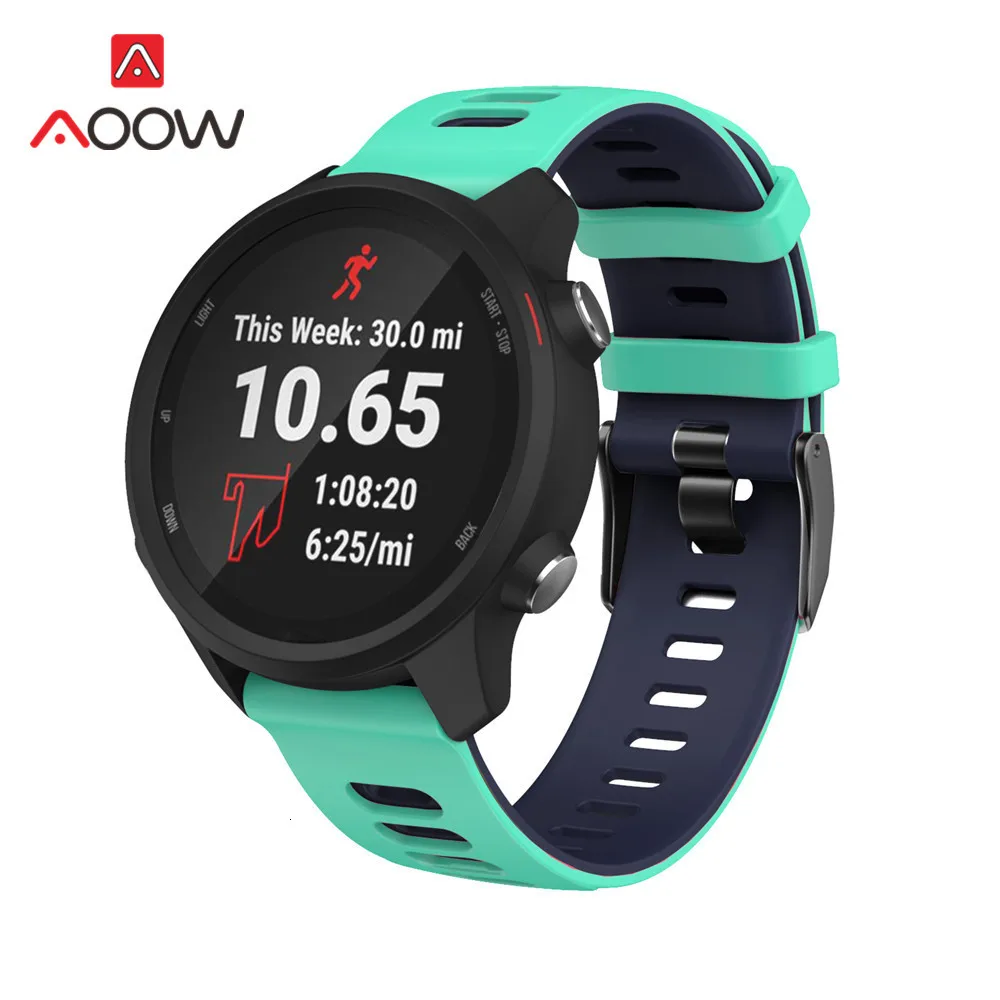 20 мм спортивный силиконовый ремешок для часов samsung Galaxy Watch Active2 40 мм 44 мм 42 мм Active 2 Garmin Amazfit huawei Band ремешок Correa