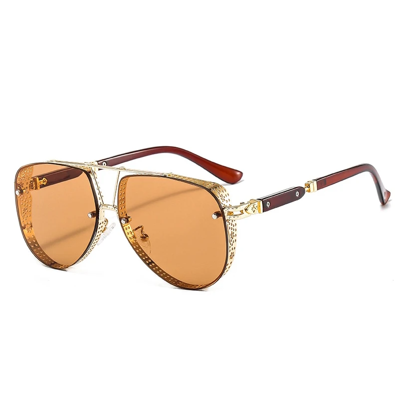 

Fashion Vintage SteamPunk Sunglasses For Women Men Outdoor Driving Elegant Sexy Luxury Shield Punk UV400 Sun Glasses Eyewear