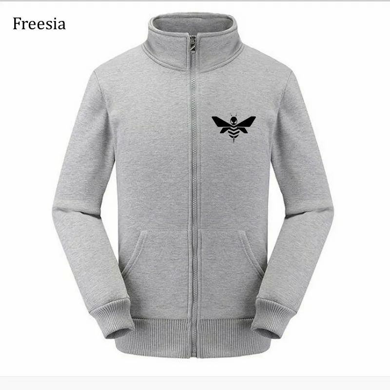 2020 new hoodie men's autumn and winter print hornet cute pattern printing warm sports thin | Мужская одежда