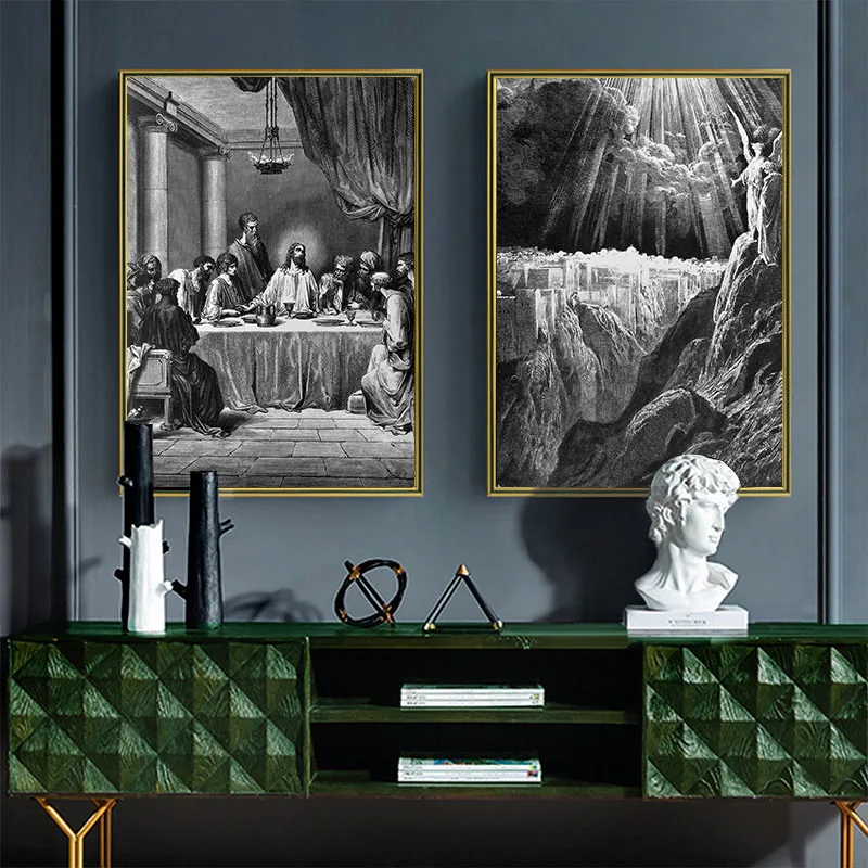 Настенная Картина на холсте с изображением Иисуса Христа | Дом и сад