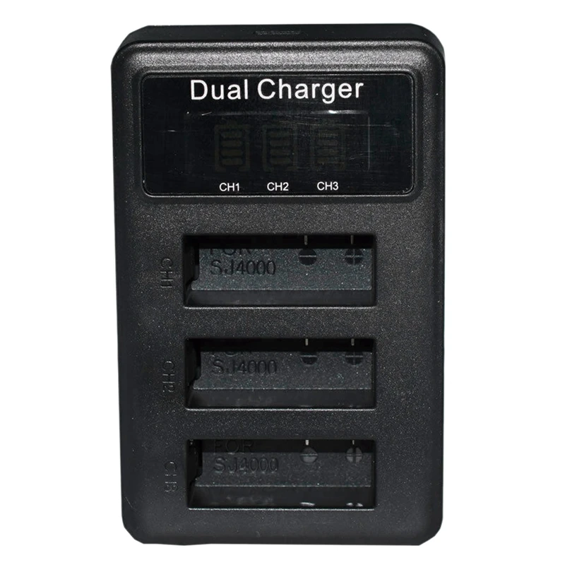 3 способа ЖК Батарея Зарядное устройство для спортивной экшн камеры Sjcam Sj4000 Sj5000