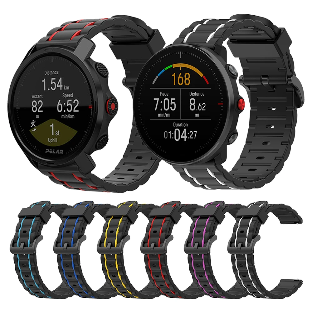 

Watchband For Polar Grit X POLAR Vantage M / IGNITE Silicone Strap Wriststrap For PolarGritX Smart watch Wrist band Bracelet