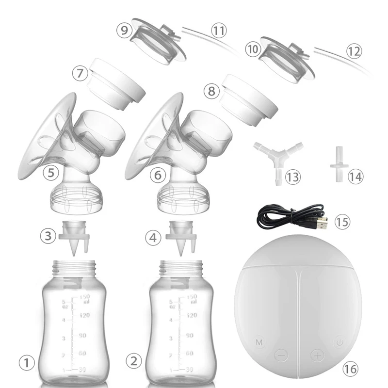MisaAbigale Электрический молокоотсос с экстрактором Молока бутылка для младенца USB BPA