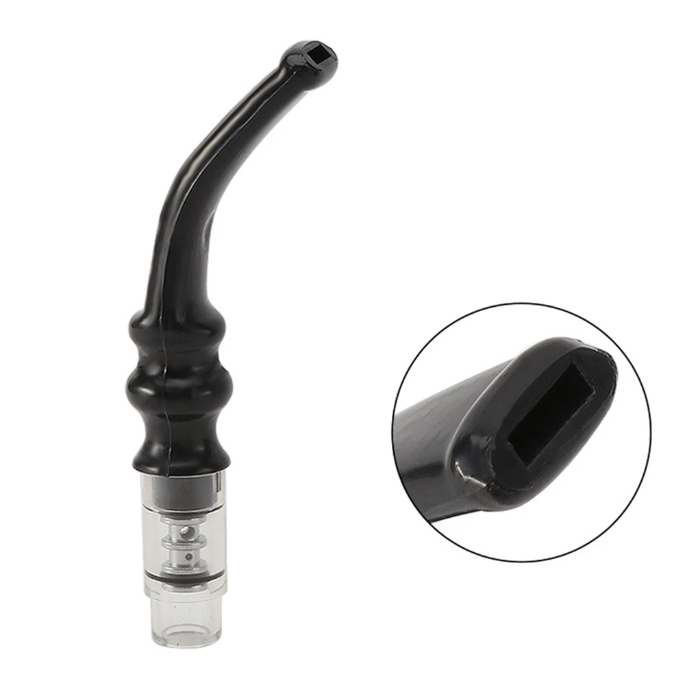 Сигаретная табачная трубка двойного назначения пластиковая изогнутая