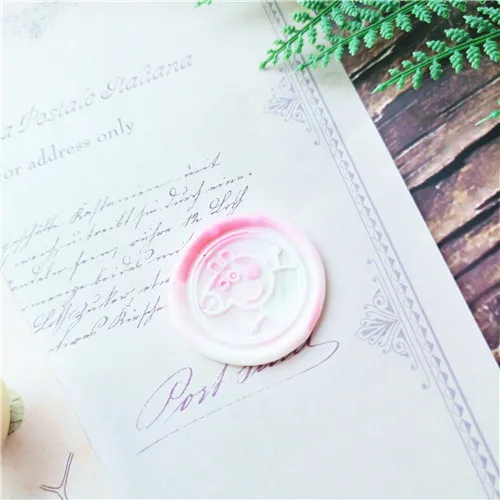 Печать с рисунком мультяшной свиньи Ретро деревянная классическая печать воском