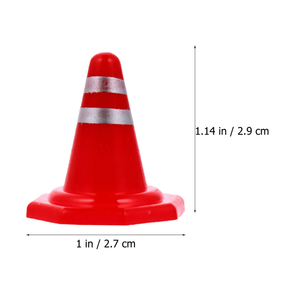 

20Pcs Sand Table Road Cones Simulation Traffic Signs Road Signs (Random Style)