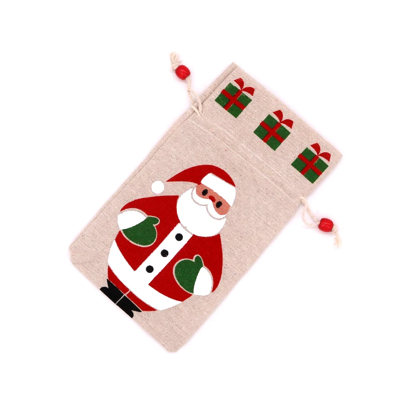 

New Cotton Line 20pcs 13x23cm Drawstring Gift Bags Sacks Party Favors Packaging Bag Wedding Christmas Candy Gift Bags