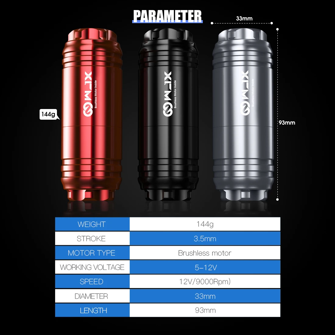 WJX новая технология пользовательский Мачтовый бесщеточный двигатель RCA