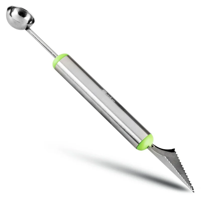 2 шт./компл. нержавеющая сталь Дыня слайсер с резьбой нож для резки фруктов корер