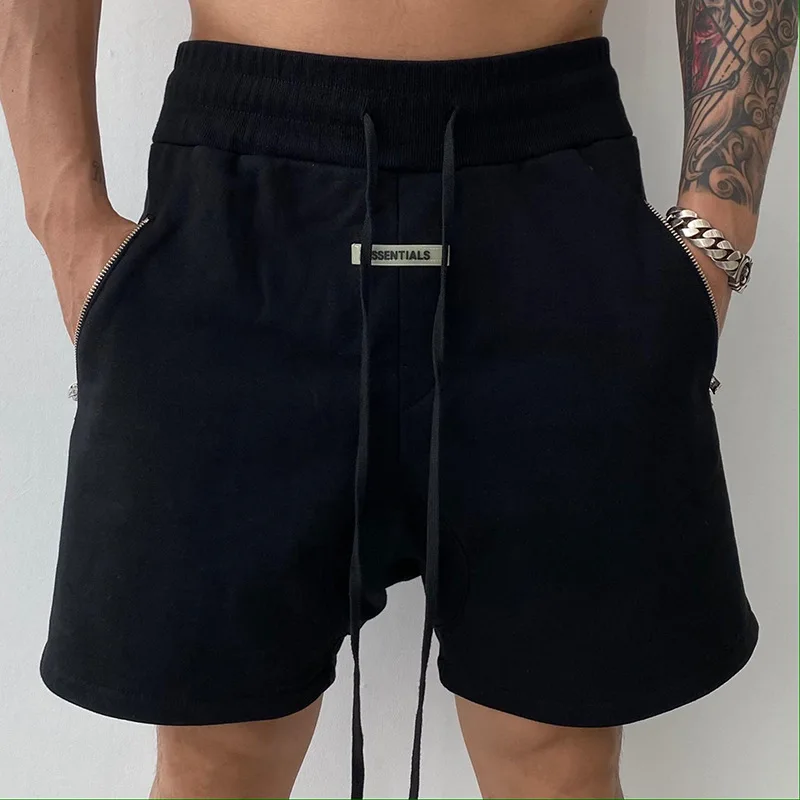 

2021 Summer Mens High Waist Shorts Breeches Casual Bermudas Men Fitness Shorts Boardshorts Classic Beach Quick Dry Shorts Men