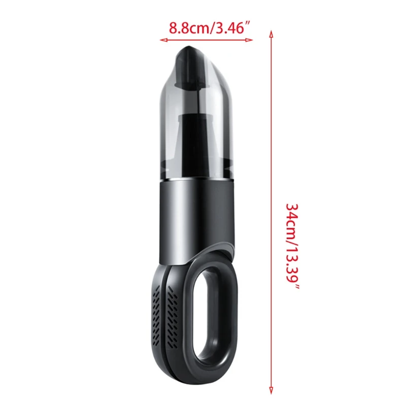 

USB Rechargeable Cordless 6000Pa 60W Handheld Wireless Car Vacuum Cleaner for SUV Truck Home Office Pet House Laptop