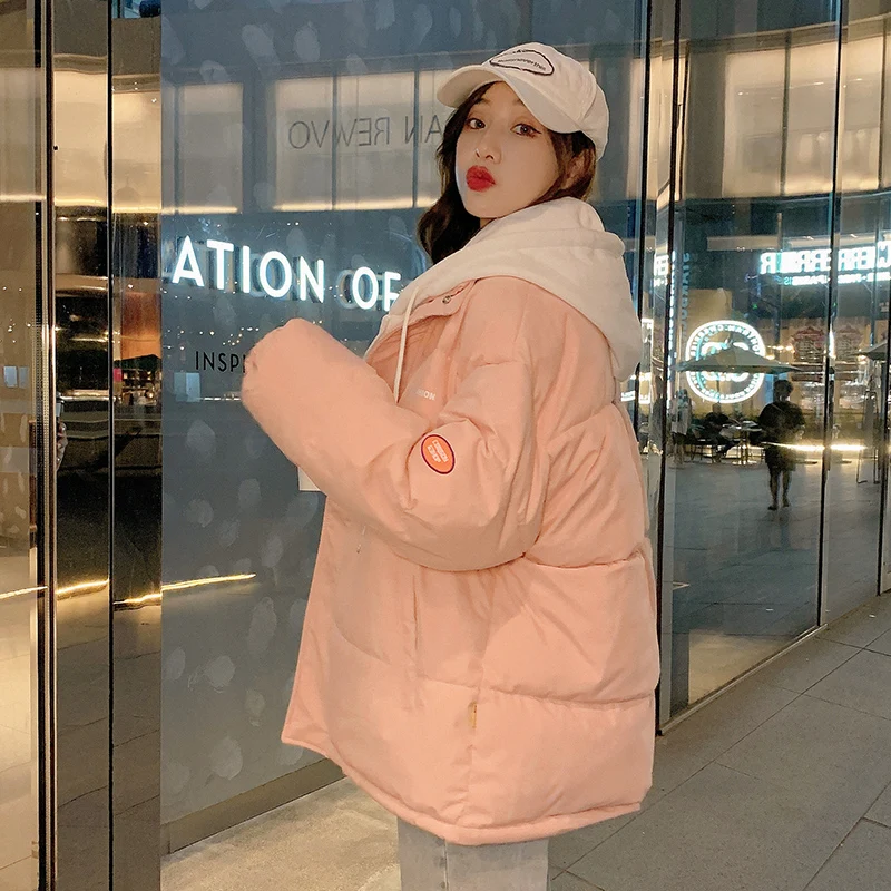Short off-Season down Jacket for Women Cotton Clothing Cotton Coat Korean Style Loose Autumn Winter Coat Cotton-Padded Jacket
