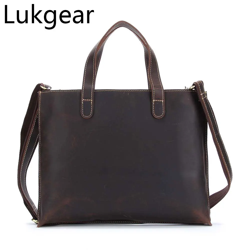 Женские кожаные сумки Lukegear через плечо ручной работы из воловьей кожи винтажные