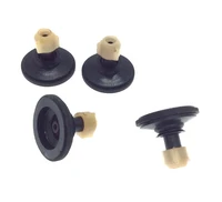 4pcs take up drive pulley with rubber ring for cassette deck audio tape record player