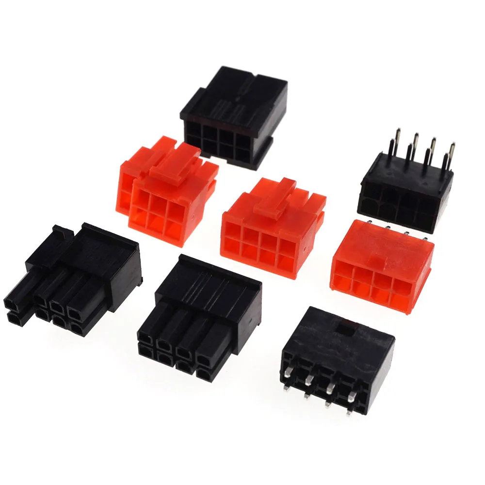 

20Pcs GPU 8 Pin Receptacle Plug Housing Male PCB Header Pins PCI-E PCI Express Graphics Video Card PCIe Computer Connector 4.2mm