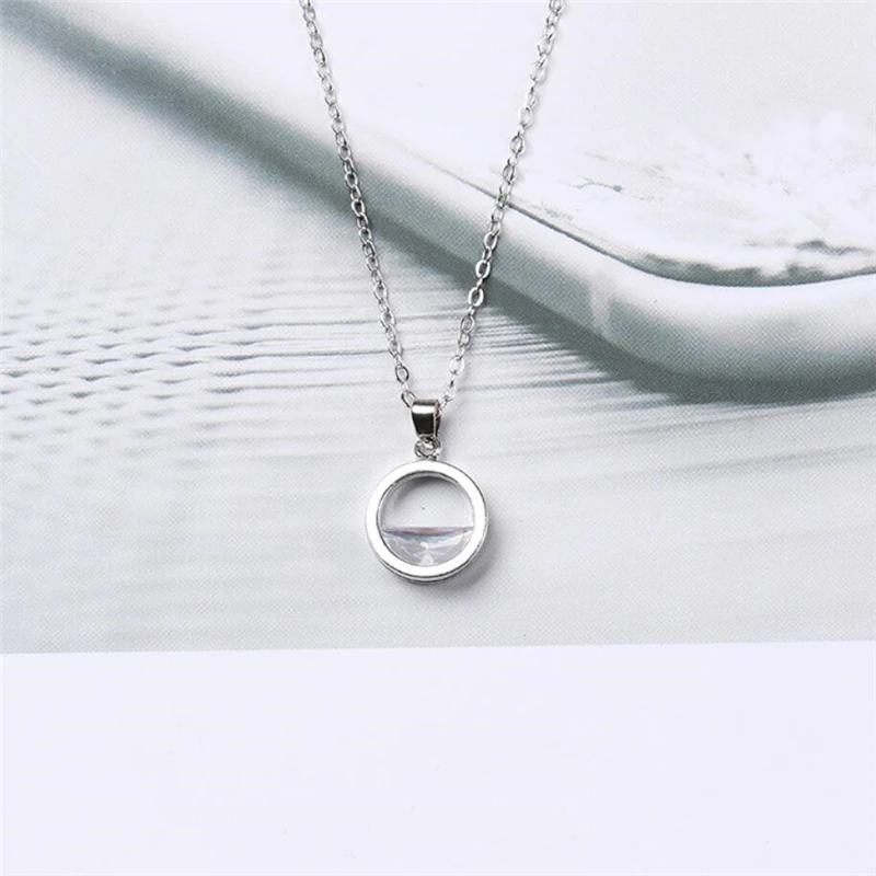 

Clavicle Chain Fresh Simple Student Forest Gift Silver Color Temperament Personality Fashion Female Necklace SNE053