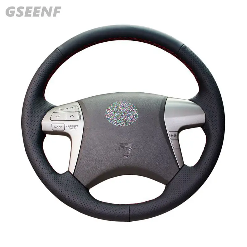 

Чехлы на руль автомобиля для Toyota Camry 2009-2011 Fortuner 2015 Highlander 2009-2013, носимый чехол из натуральной кожи