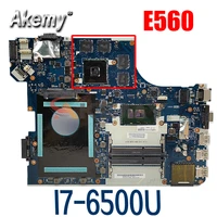 laptop motherboard for lenovo thinkpad e560 i7 6500u mainboard nm a561 01aw112 sr2ez 216 0868000 ddr3