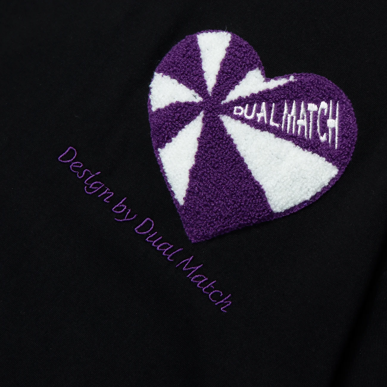 

LACIBLE Hip Hop T-Shirt Men's Love Jacquard Letter Embroidery Cotton Streetwear Pure Cotton Casual Top T-Shirt Harajuku Clothing