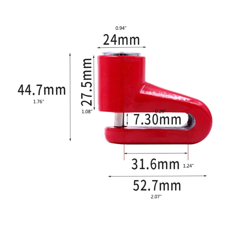 

Anti-theft Security Lock Rotor Brake Disc for Motorcycle Scooter Mountain Road Steel Bike Brake Disc Brake Wheel Lock