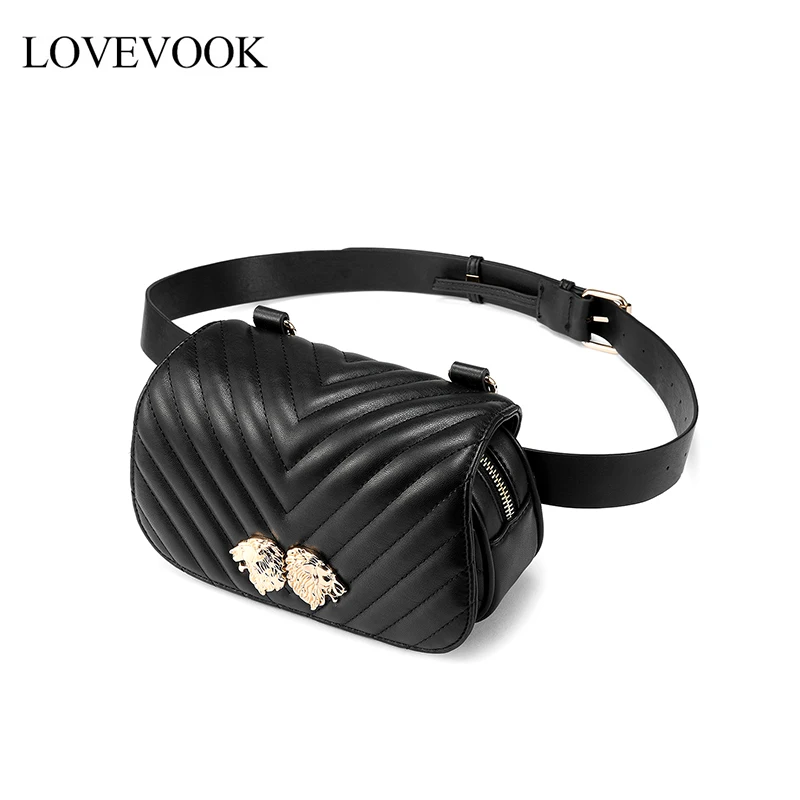 Фото Женская сумка на пояс LOVEVOOK модная барсетка для спорта и прогулок маленькая