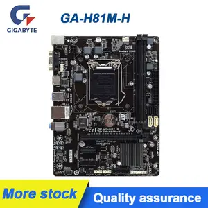 for gigabyte ga h81m h desktop motherboard intel h81 lga 1150 ddr3 pcie 2 0 support core i5 4460 4350t cpus micro atx placa mãe free global shipp