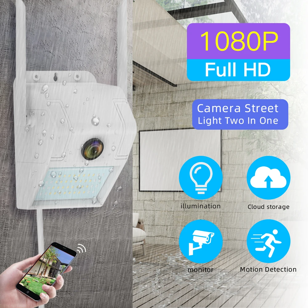 Беспроводная камера видеонаблюдения SDETER 1080P IP Wi Fi уличный водонепроницаемый