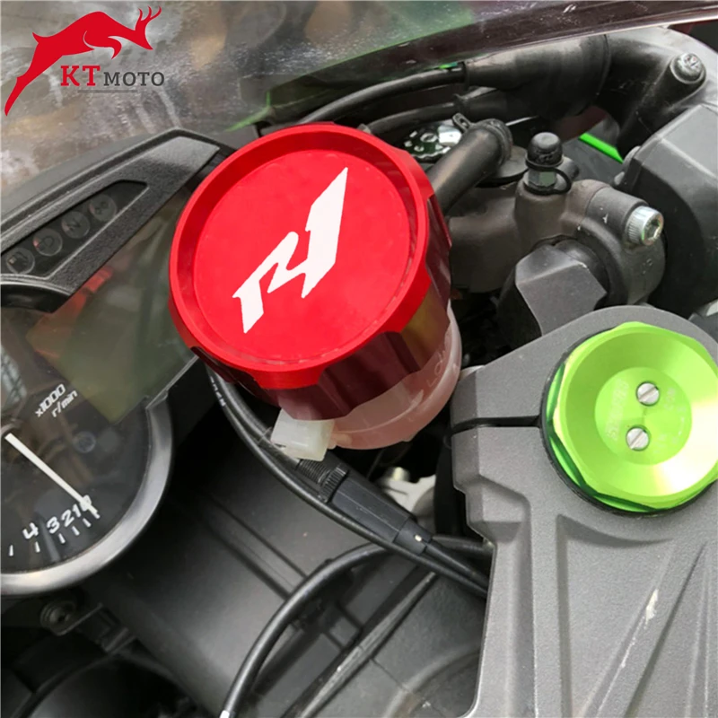 Для YAMAHA YZFR1 YZF R1 2009 2021 2020 CNC алюминиевая задняя и передняя Крышка Резервуара