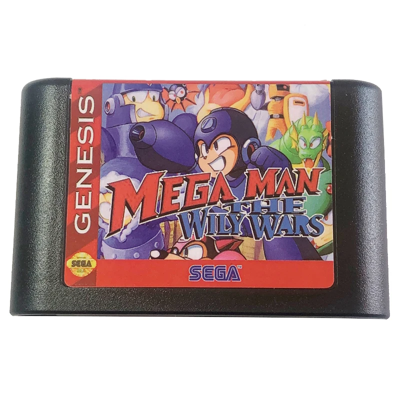 

Новое поступление, игровая карта MD, аккумулятор для Sega Genesis Mega Drive, игровая консоль, карта памяти Mega Man, игра «the Wily Wars»