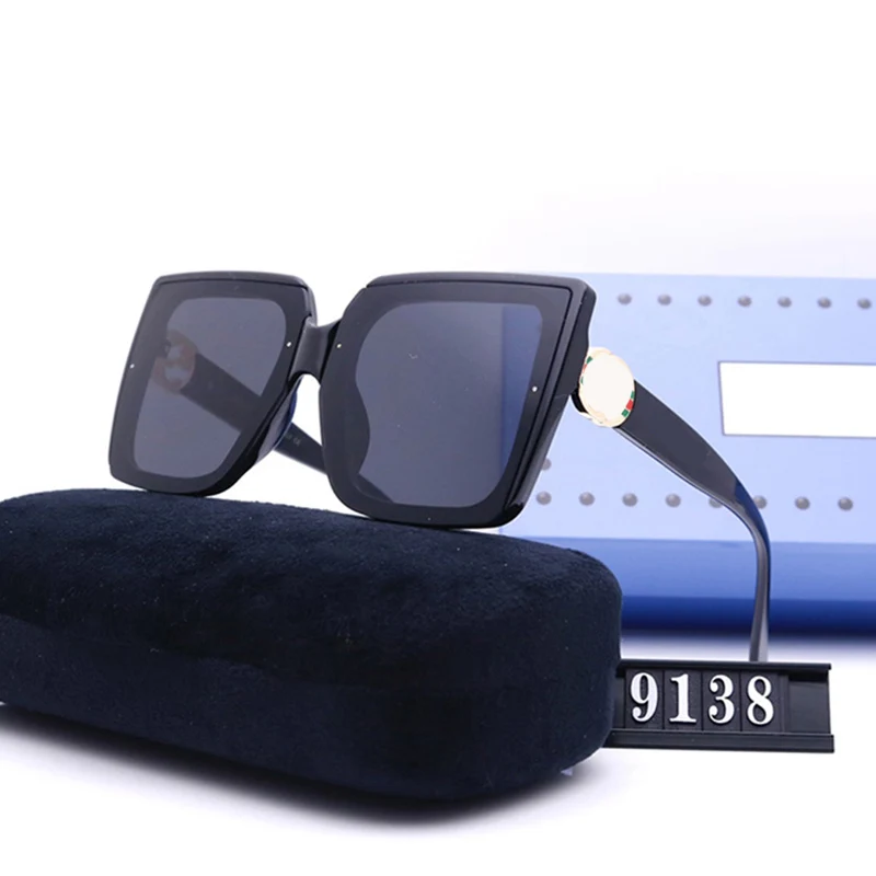 

YJ9138 Sunglasses Square Women Sun Glasses Female Eyewear Eyeglasses Plastic Frame Clear Lens UV400 Shade Fashion Driving New