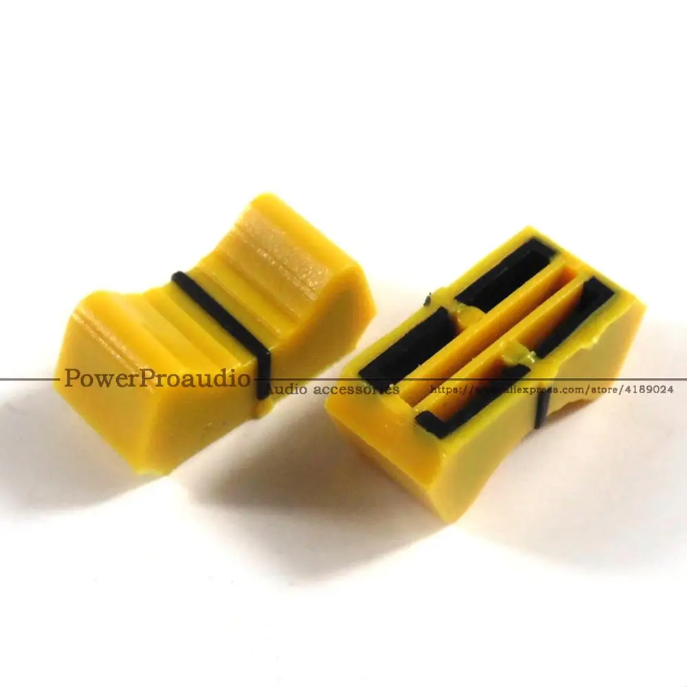 6 шт. Т образный слот прямой потенциометра Ручка Крышка Кнопка/для Yamaha Allen & Heath